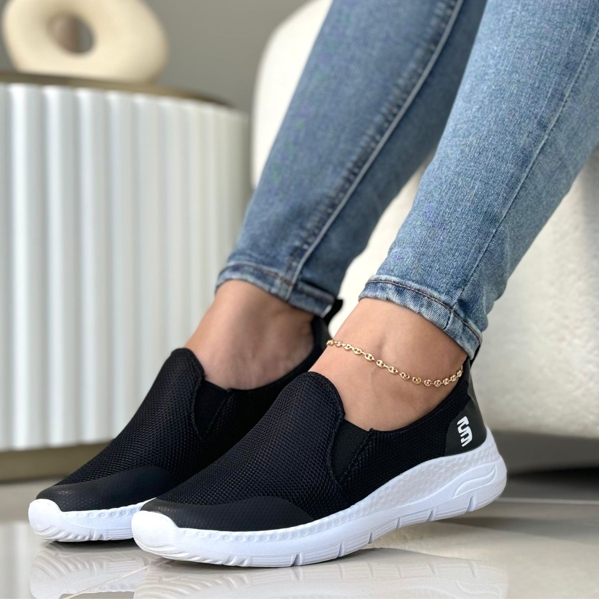 Zapatillas Deportivo Media Malla